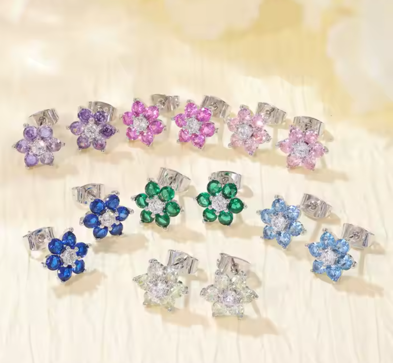 Snow Flake Earrings